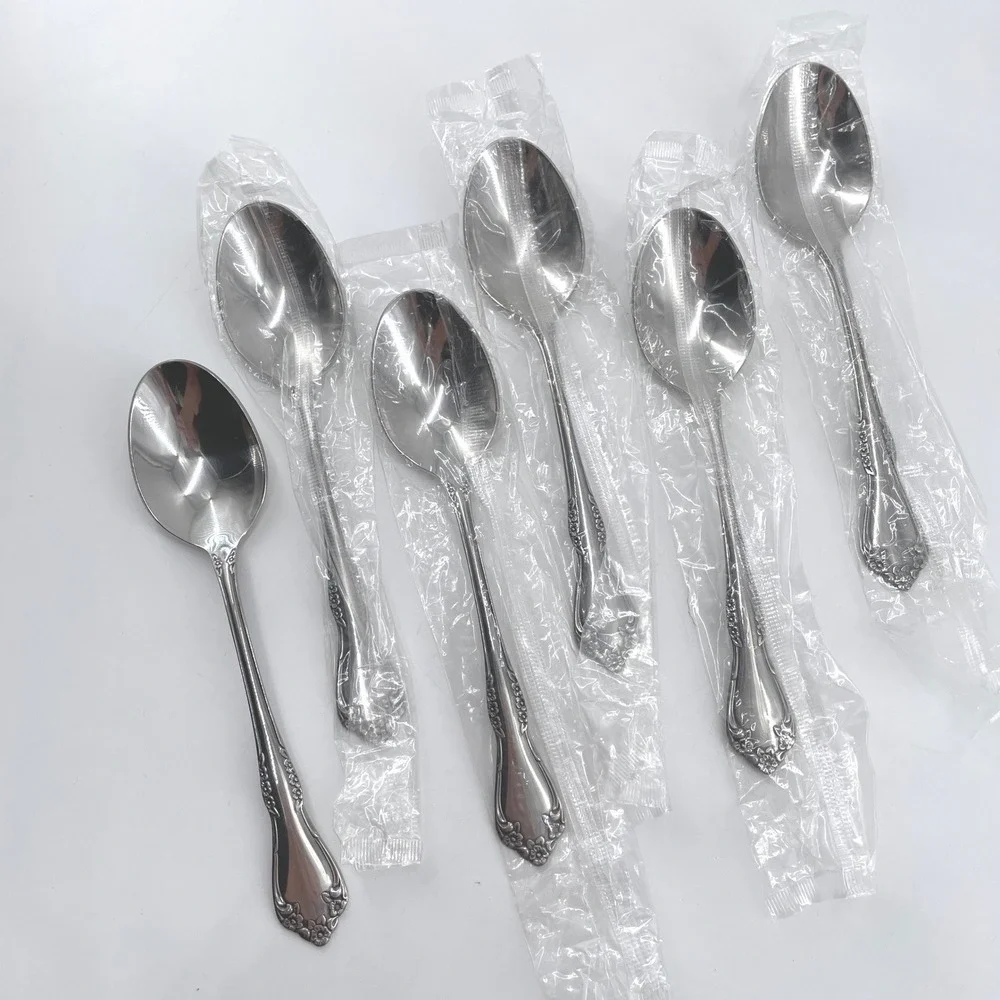 Oneida Wm Rogers Mansfield Place Soup Spoons Set of 6